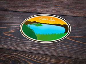 Crater Lake Sticker -Apparel in the Great Pacific Northwest