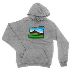 Beautiful Oregon Hoodie -Apparel in the Great Pacific Northwest
