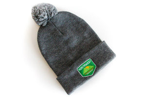 Northwest Pom Pom Knit Beanie -Apparel in the Great Pacific Northwest