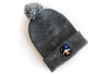 Midnight Campfires Pom Pom Knit Beanie -Apparel in the Great Pacific Northwest