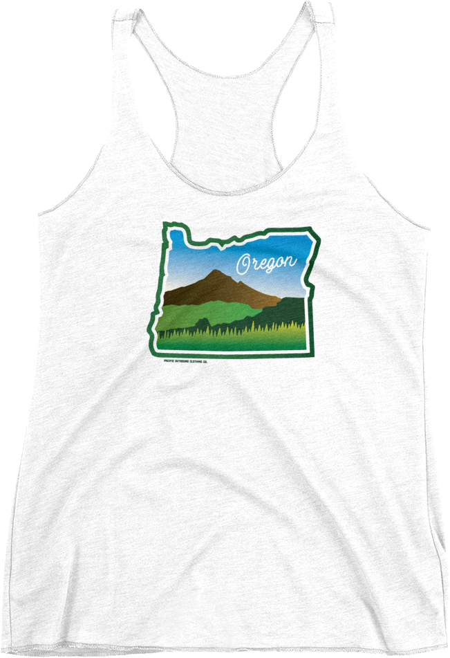 Beautiful Oregon Tank -Apparel in the Great Pacific Northwest