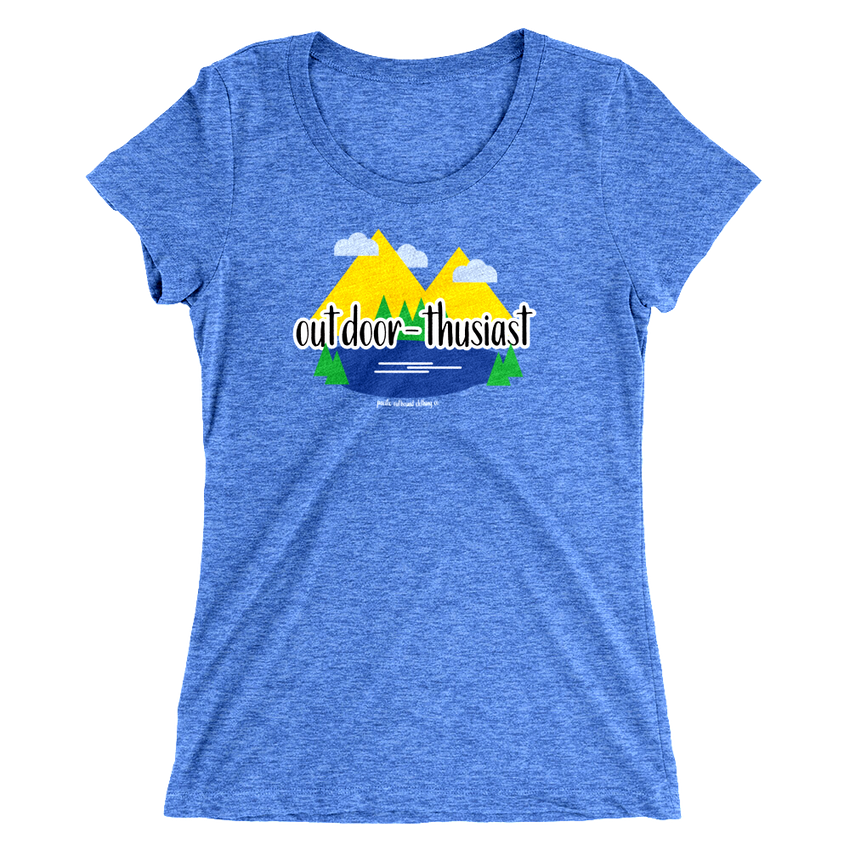 Outdoor-thusiast Womens Tee -Apparel in the Great Pacific Northwest