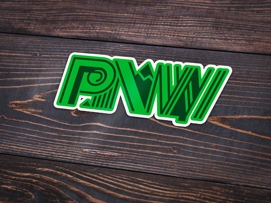 Recreation PNW Vinyl Sticker -Apparel in the Great Pacific Northwest