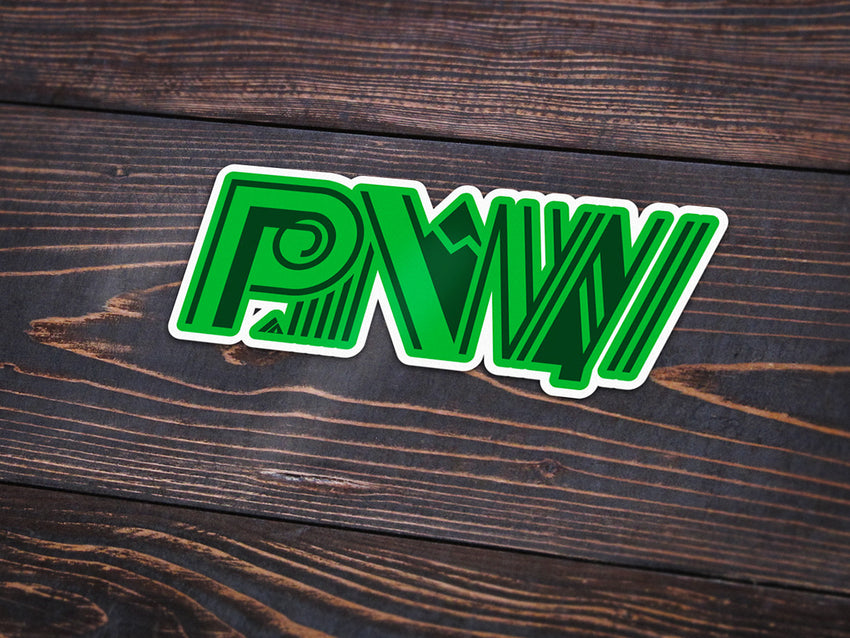 Recreation PNW Vinyl Sticker -Apparel in the Great Pacific Northwest
