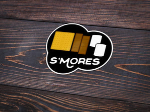S'mores Vinyl Sticker -Apparel in the Great Pacific Northwest