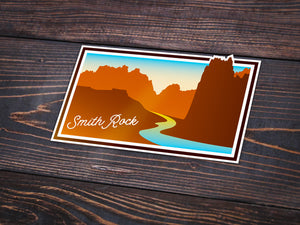 Smith Rock Sticker -Apparel in the Great Pacific Northwest