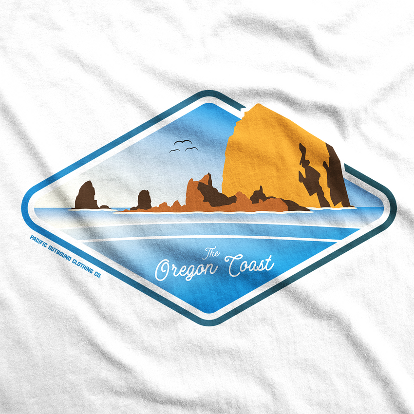 The Oregon Coast Unisex Tee -Apparel in the Great Pacific Northwest