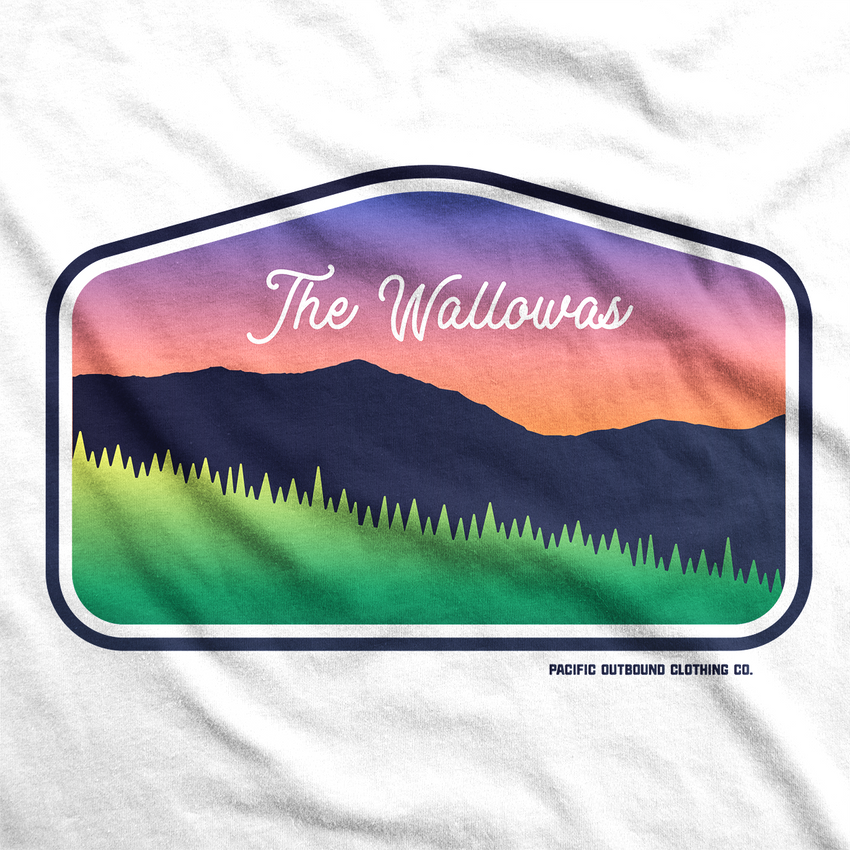 The Wallowas Unisex Tee -Apparel in the Great Pacific Northwest