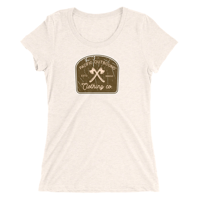 The Woodsman Womens Tee -Apparel in the Great Pacific Northwest