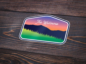 The Wallowas Sticker -Apparel in the Great Pacific Northwest