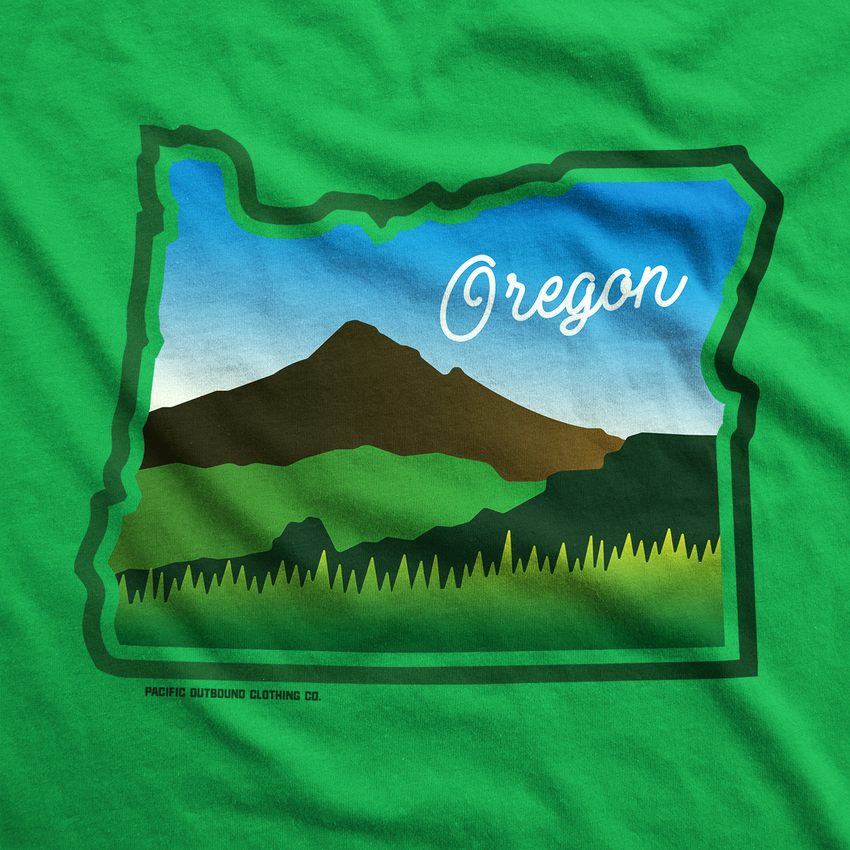 Beautiful Oregon Hoodie -Apparel in the Great Pacific Northwest