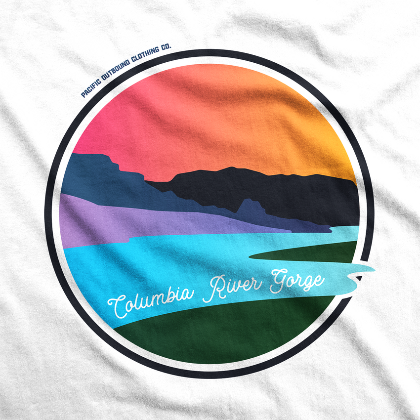 Columbia River Gorge Unisex Tee -Apparel in the Great Pacific Northwest