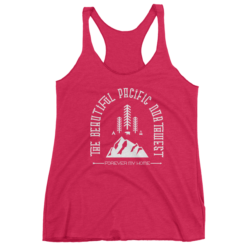 Forever My Home Tank -Apparel in the Great Pacific Northwest
