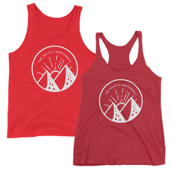 Handlettered Pacific Northwest Tank -Apparel in the Great Pacific Northwest