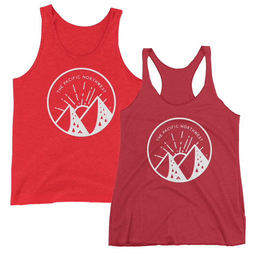 Handlettered Pacific Northwest Tank -Apparel in the Great Pacific Northwest