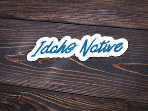 Idaho Native Vinyl Sticker -Apparel in the Great Pacific Northwest
