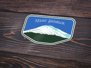 Mount Bachelor Vinyl Sticker -Apparel in the Great Pacific Northwest
