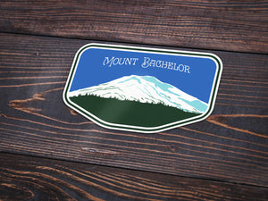 Mount Bachelor Vinyl Sticker -Apparel in the Great Pacific Northwest