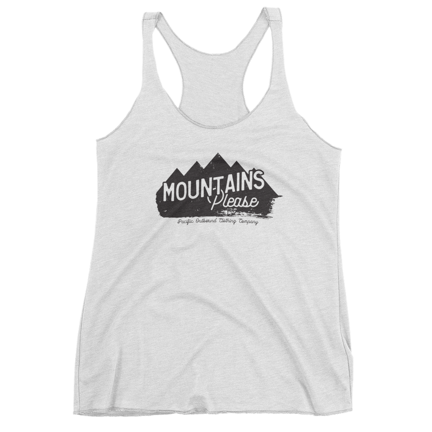 Mountains Please Tank -Apparel in the Great Pacific Northwest