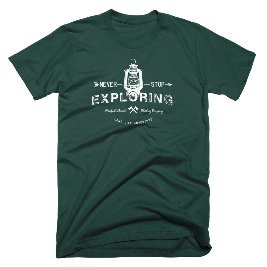 Never Stop Exploring -Apparel in the Great Pacific Northwest