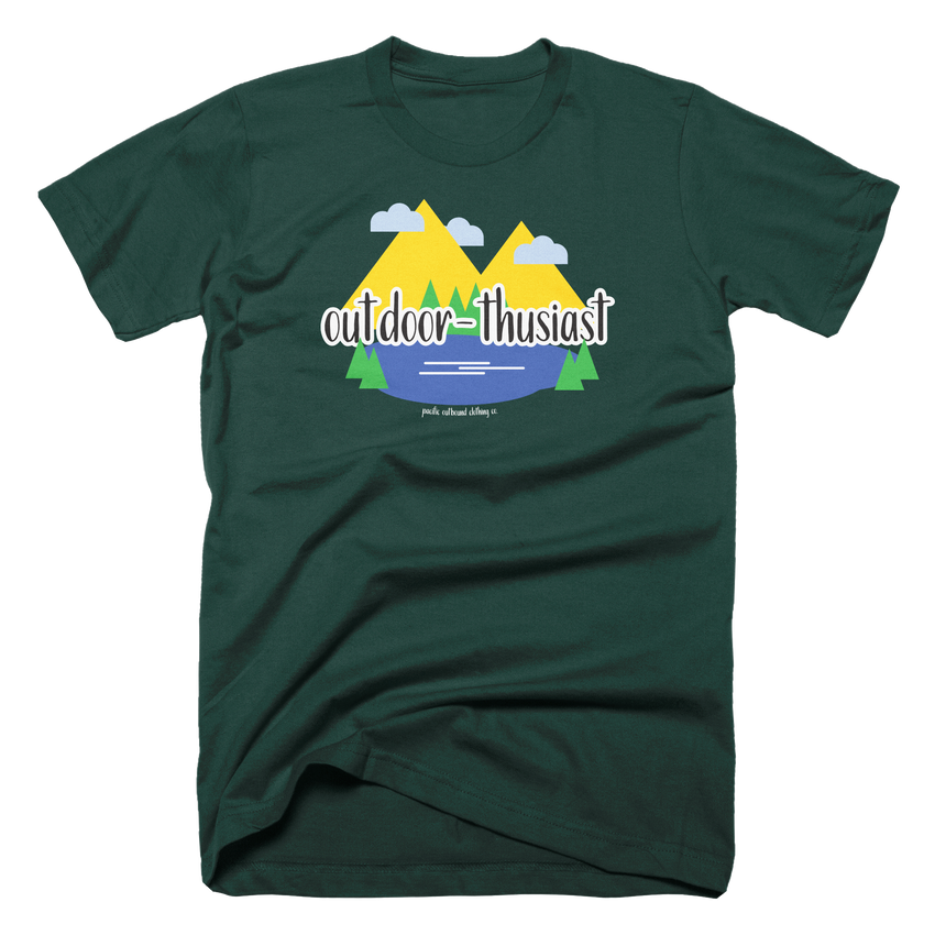 Outdoor-thusiast Unisex Tee -Apparel in the Great Pacific Northwest