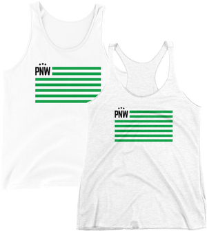 PNW Patriotism Tank -Apparel in the Great Pacific Northwest