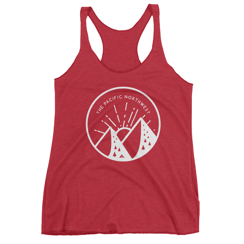 Handlettered Pacific Northwest Tank -Apparel in the Great Pacific Northwest