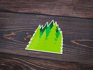 Treeline Sticker -Apparel in the Great Pacific Northwest